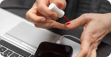 Schud nagellak niet